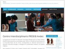 Tablet Screenshot of proeibandes.org